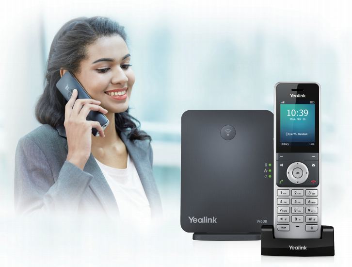 W56H Wireless DECT Handset, HD audio, Li-ion battery, 30 hours talk time, 400 hours standby time and quick charging capability