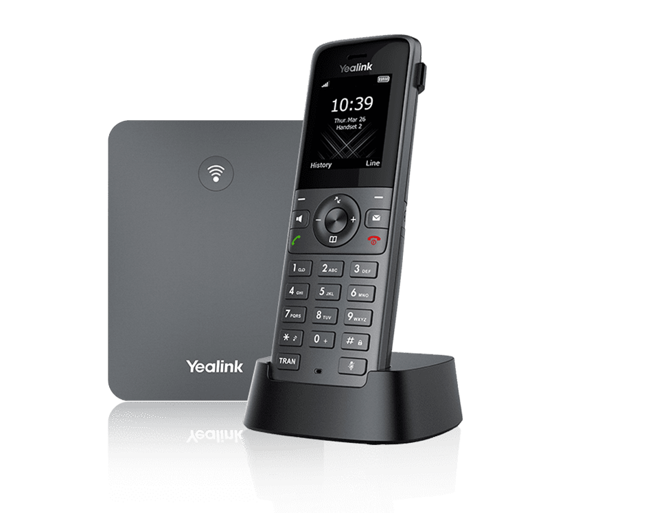 W73P VoIP SIP DECT kit (including 1 x W70B SIP DECT base station (AC + PoE) and 1 x W73H SIP DECT handset).