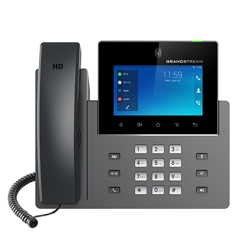 GXV3450, IP Video Phone for Android, PoE, HD Audio, 16 Lines, WiFi, HDMI, Touch Screen