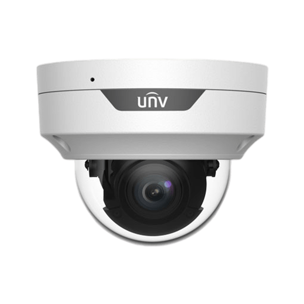 UNV IPC3532ER-DV-G,2MP Low-light VF Vandal-resistent Network IR Fixed Dome Camera 2.8 to 12mm,  basic harness