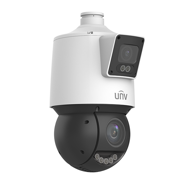 UNV IPC94144SFW-X25-F40C, 4MP 25x Network PTZ Dual-lens, PoE, Starlight, warm light, Smart Function, Enhanced harness